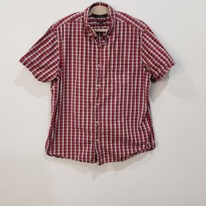 MEN'S Banana Replublic Custom 078 Wash Shirt Sleeve Button Front Shirt, Size XL